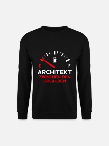ARCHITEKT ZWISCHEN DEN URLAUBEN ARCHITEKT - Unisex Pullover - Schwarz