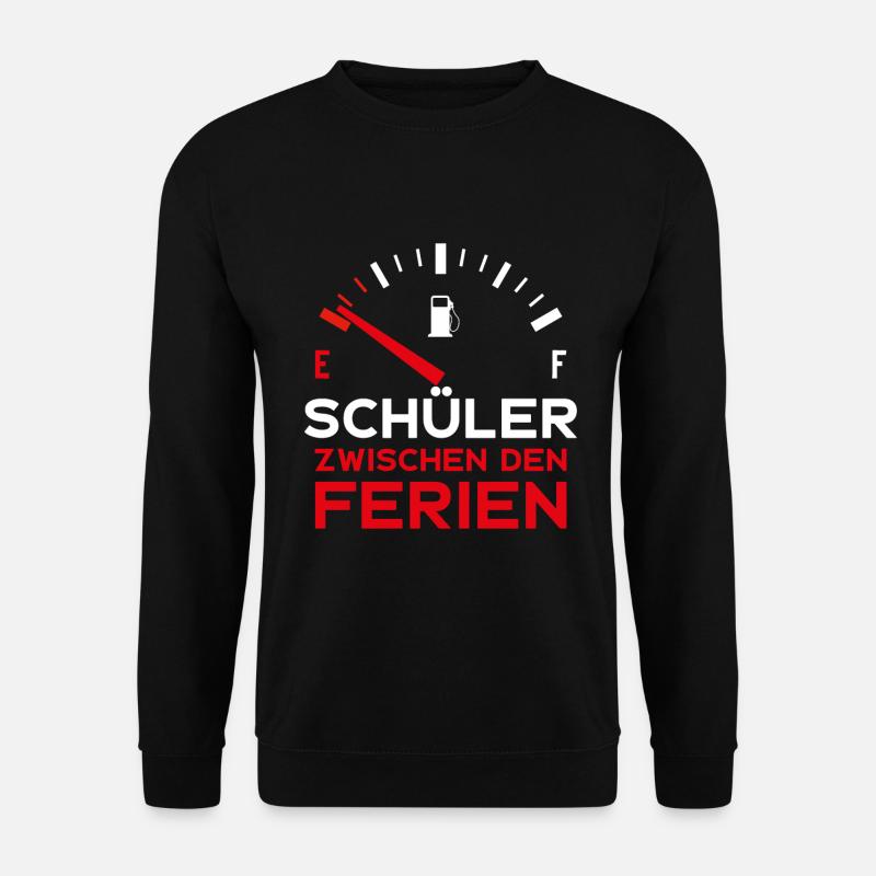 SCHULE LUSTIG SCHÜLER ZWISCHEN DEN FERIEN SCHÜLER - Unisex Pullover - Schwarz