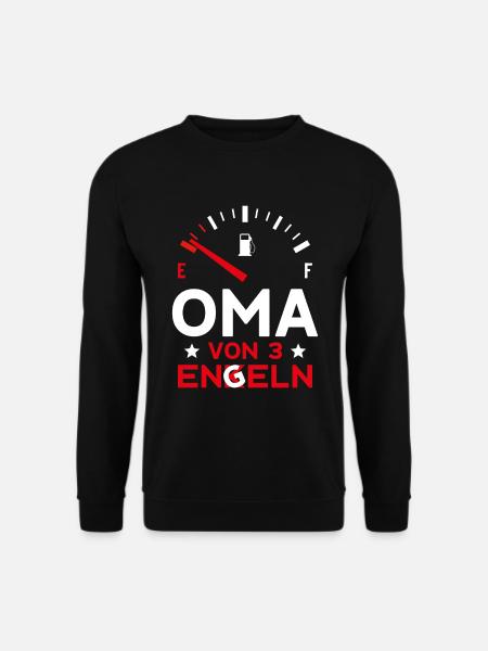 MUTTERTAG OMA VON 3 ENKELN OMA - Unisex Pullover - Schwarz