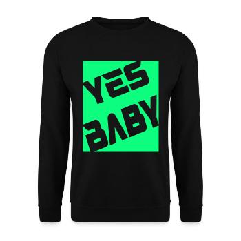 chéri - Sweat-shirt Unisexe - noir - Devant - Alina (178cm) & Michal (187cm)