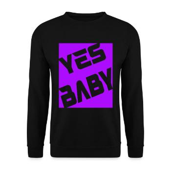 chéri - Sweat-shirt Unisexe - noir - Devant - Alina (178cm) & Michal (187cm)
