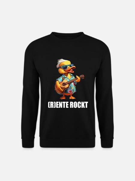 Rentner Rente Sprüche Geschenk Lustig - Unisex Pullover - Schwarz
