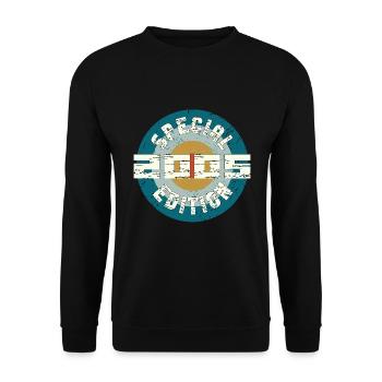 Edition Spéciale 2005 Anniversaire Cadeau Vintage - Sweat-shirt Unisexe - noir - Devant - Alina (178cm) & Michal (187cm)