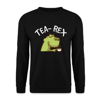 Thé Rex - Sweat-shirt Unisexe - noir - Devant - Alina (178cm) & Michal (187cm)