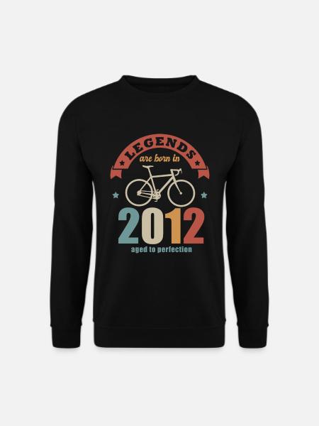 Radsport-Bike-Jubiläum Jahrgang 2012 10 Jahre - Unisex Pullover - Schwarz