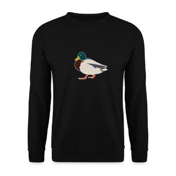 Canard - Sweat-shirt Unisexe - noir - Devant - Alina (178cm) & Michal (187cm)