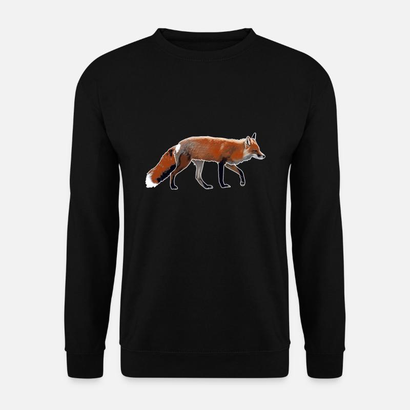 Fuchs - Unisex Pullover - Schwarz