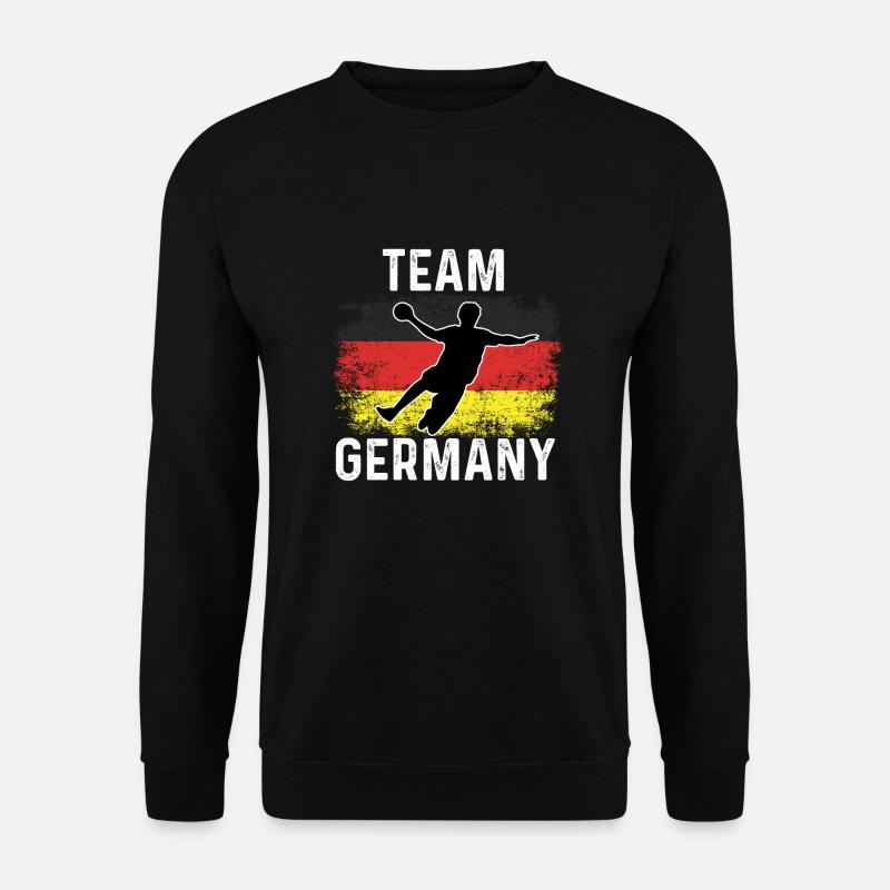 Team Germany EM WM Team Deutschland Handball Fan - Unisex Pullover - Schwarz