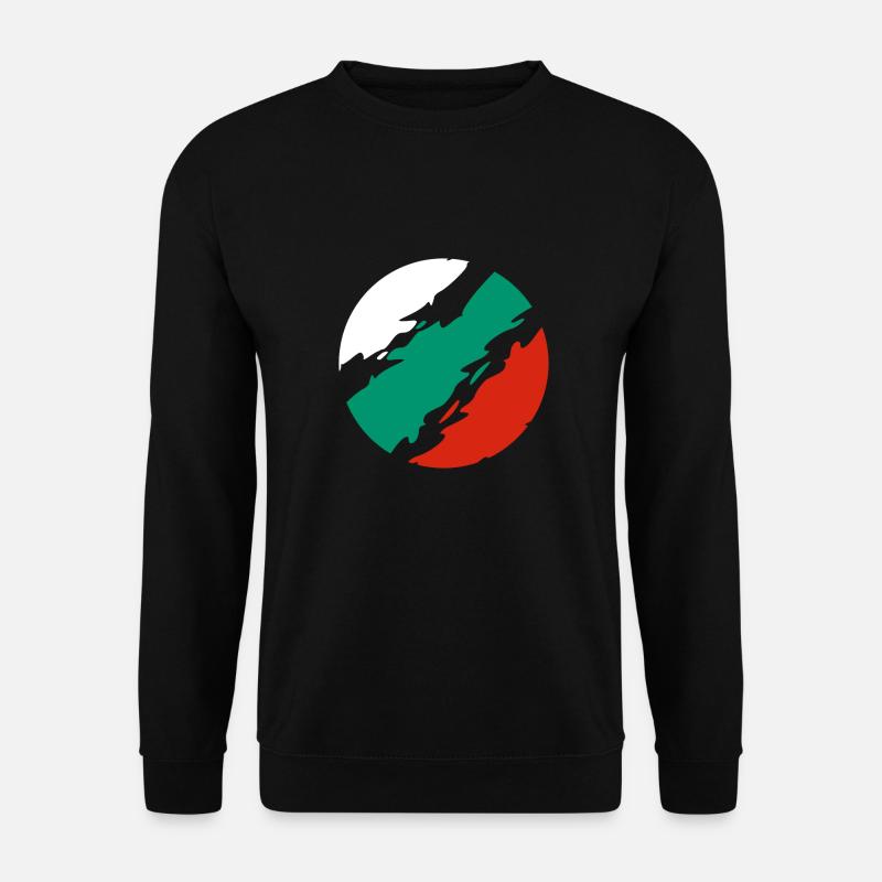 Bulgarien Fahne - Unisex Pullover - Schwarz
