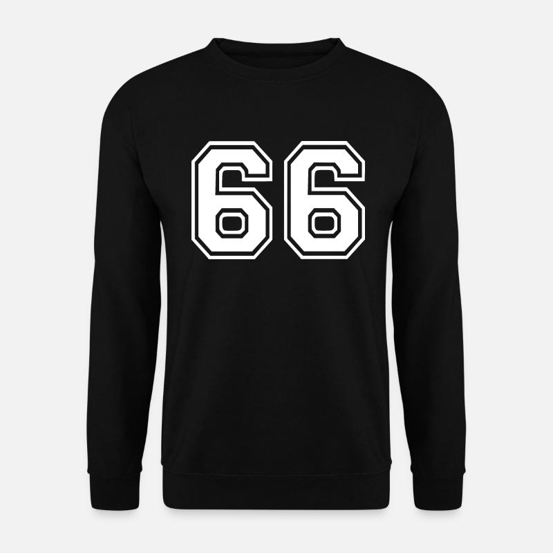 66 - Unisex Pullover - Schwarz