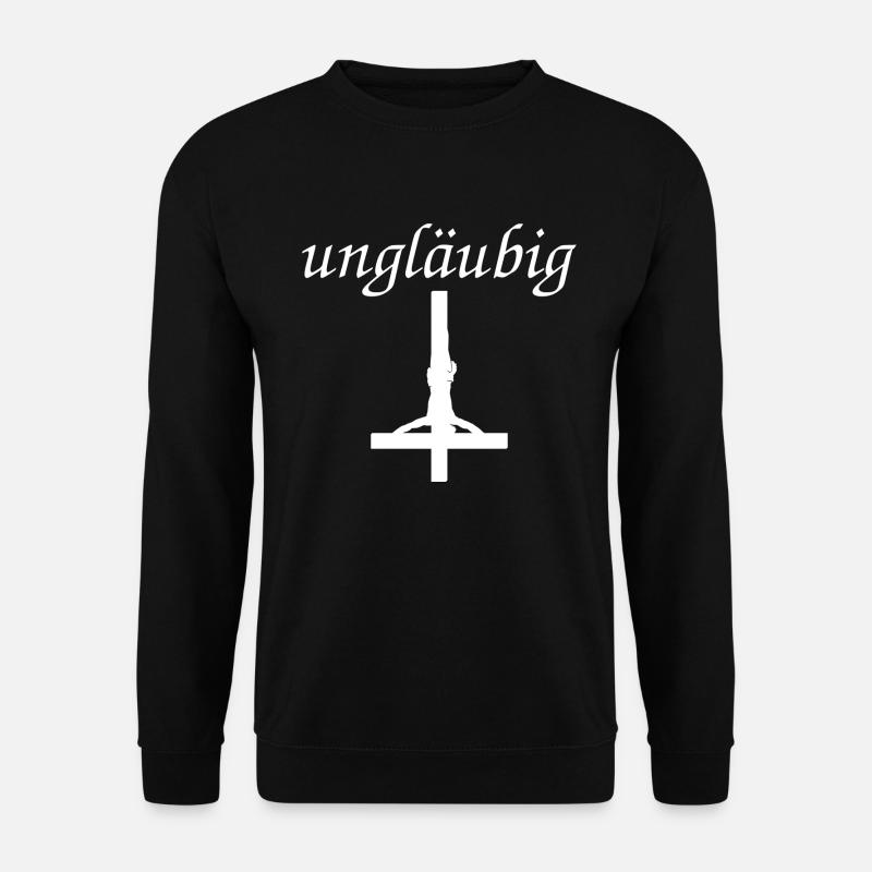 Unbeliever Peter's Cross - Unisex Sweatshirt - black