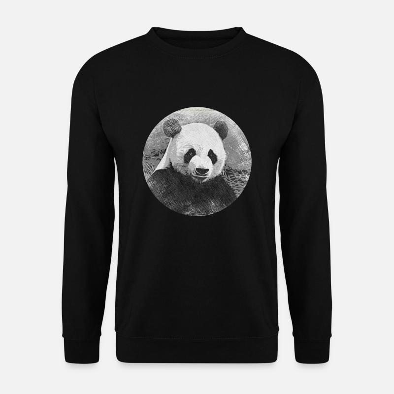 Panda - Sweat-shirt Unisexe - noir