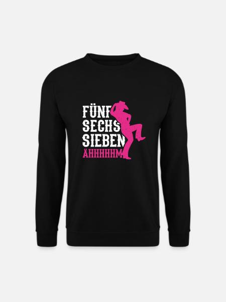 Linedance Western Tanz Tänzer Country Geschenkidee - Unisex Pullover - Schwarz