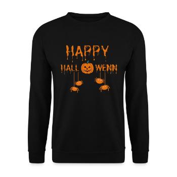 Joyeux halloween - Sweat-shirt Unisexe - noir - Devant - Alina (178cm) & Michal (187cm)