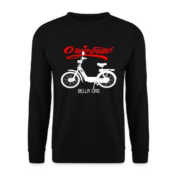 Kult Mofa Ciao Italien - Unisex Pullover - Schwarz - Vorne - Alina (178cm) & Michal (187cm)