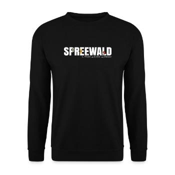 Spreewald Urlaub - Unisex Pullover - Schwarz - Vorne - Alina (178cm) & Michal (187cm)