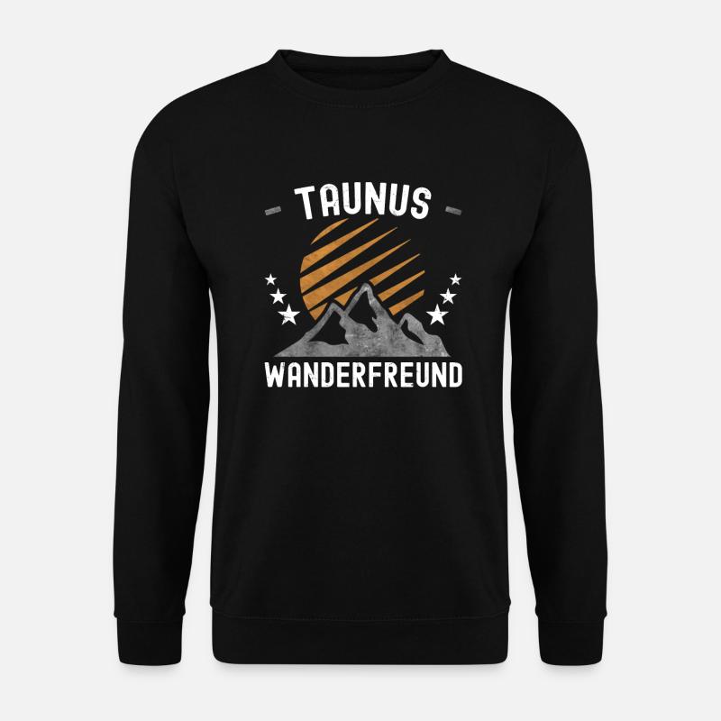 Taunus Wandern - Unisex Pullover - Schwarz