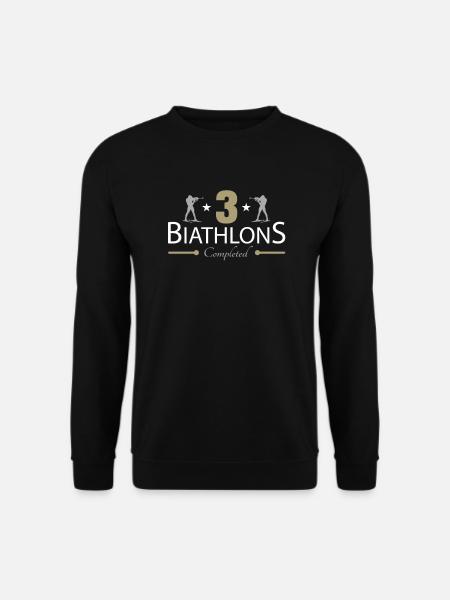3. Biathlon - Unisex Pullover - Schwarz