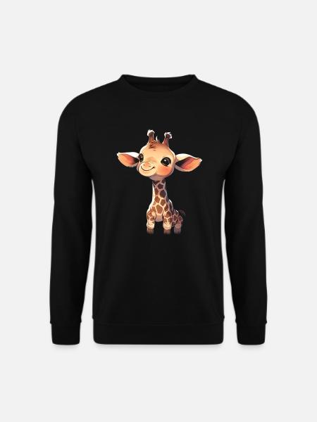 Giraffe - Unisex Pullover - Schwarz