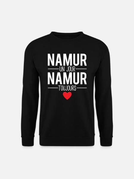Namur un jour namur toujours cadeau namurois - Sweat-shirt Unisexe - noir