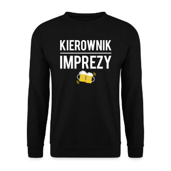 Kierownik imprezy polski piwosz polonais - Sweat-shirt Unisexe - noir - Devant - Alina (178cm) & Michal (187cm)