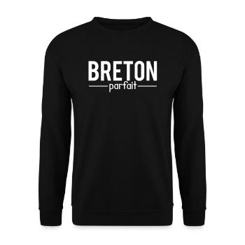 Breton parfait bretagne région france - Sweat-shirt Unisexe - noir - Devant - Alina (178cm) & Michal (187cm)