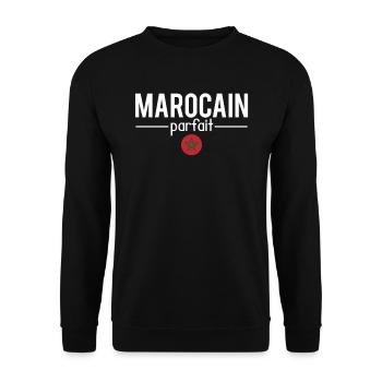 Marocain parfait papa marocain humour - Sweat-shirt Unisexe - noir - Devant - Alina (178cm) & Michal (187cm)