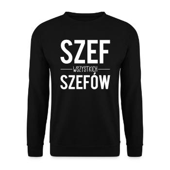 Szef wszystkich szefow polonais - Sweat-shirt Unisexe - noir - Devant - Alina (178cm) & Michal (187cm)