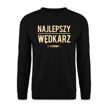 Najlepszy wedkarz na swiecie - Sweat-shirt Unisexe - noir - Devant - Alina (178cm) & Michal (187cm)