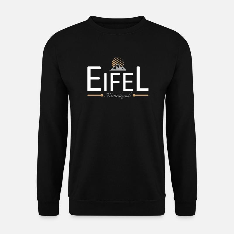 Eifel Klettern - Unisex Pullover - Schwarz