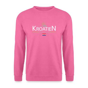 Kroatien Klettern - Unisex Pullover - Pink - Vorne