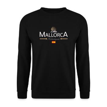 Mallorca Klettern - Unisex Pullover - Schwarz - Vorne - Alina (178cm) & Michal (187cm)