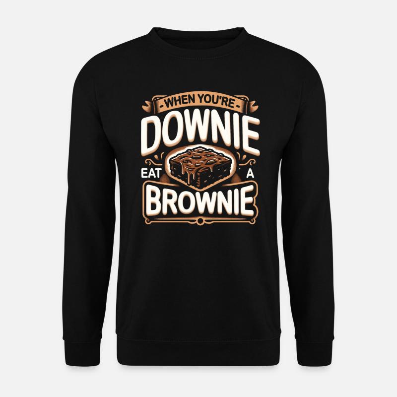 Brownie Saying - Unisex Sweatshirt - black
