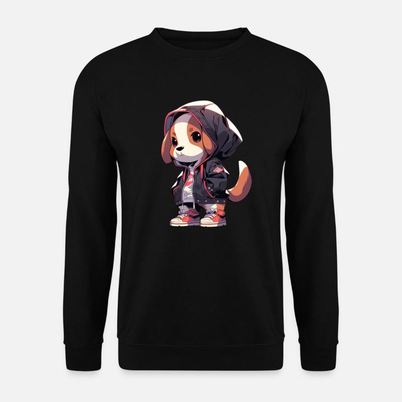 Beagle Hund - Unisex Pullover - Schwarz