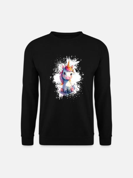 Baby Einhorn - Unisex Pullover - Schwarz