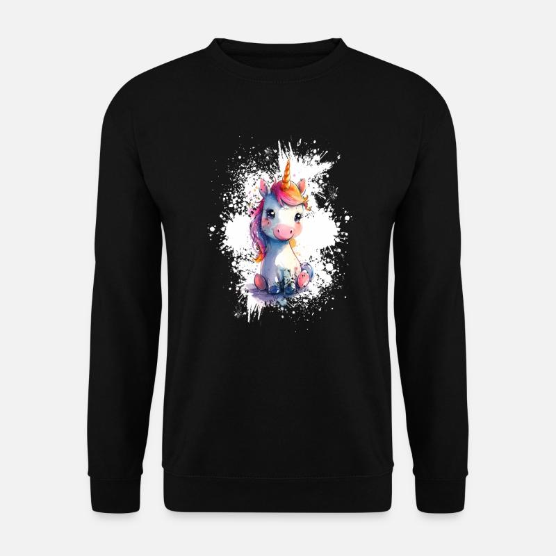 Baby Einhorn - Unisex Pullover - Schwarz