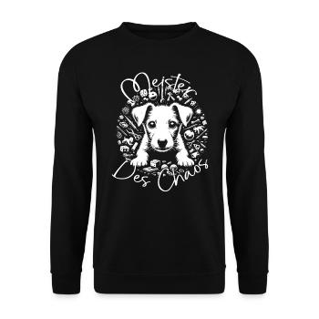 Meister des Chaos - Unisex Pullover - Schwarz - Vorne - Alina (178cm) & Michal (187cm)