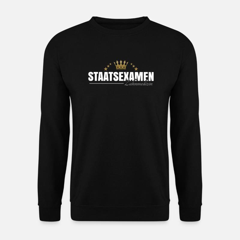 Zahnmedizin Staatsexamen - Unisex Pullover - Schwarz