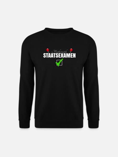Staatsexamen Mathematik - Unisex Pullover - Schwarz