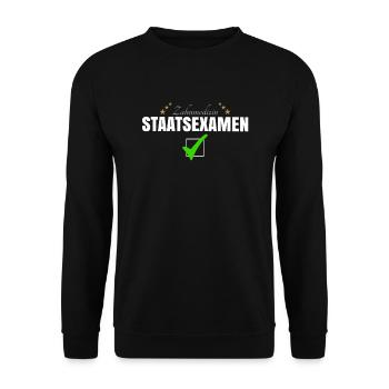 Zahnmedizin Staatsexamen - Unisex Pullover - Schwarz - Vorne - Alina (178cm) & Michal (187cm)