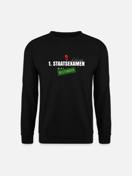 1. Staatsexamen Lehramt - Unisex Pullover - Schwarz