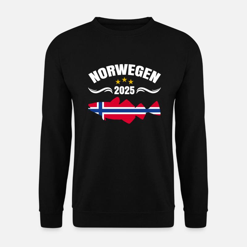 Norwegen Angeltour 2025 - Unisex Pullover - Schwarz