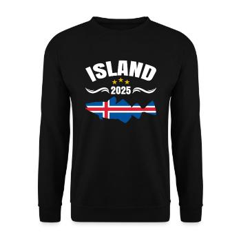 Island Angeltour 2025 - Unisex Pullover - Schwarz - Vorne - Alina (178cm) & Michal (187cm)