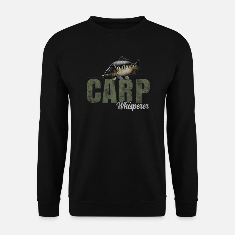 Carp Whisperer - Unisex Sweatshirt - black