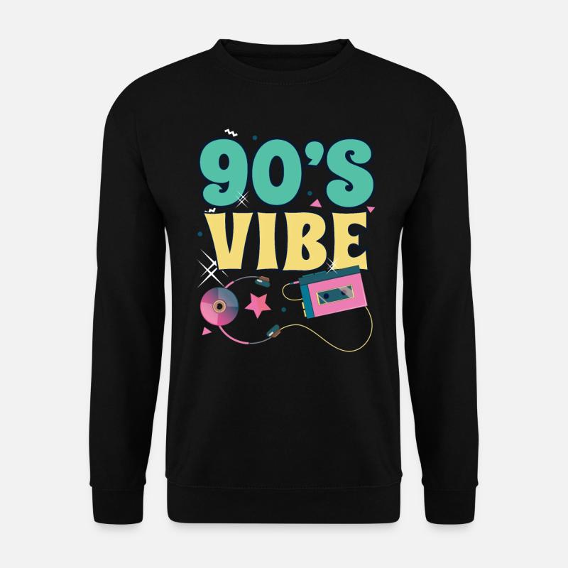 90s 90s Retro Gift - Unisex Sweatshirt - black