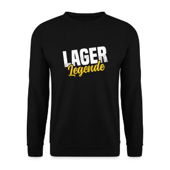 Lager Legende - Unisex Pullover - Schwarz - Vorne - Alina (178cm) & Michal (187cm)
