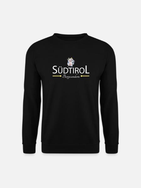 Südtirol Bergwandern - Unisex Pullover - Schwarz