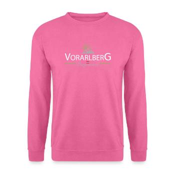 Vorarlberg Bergwandern - Unisex Pullover - Pink - Vorne