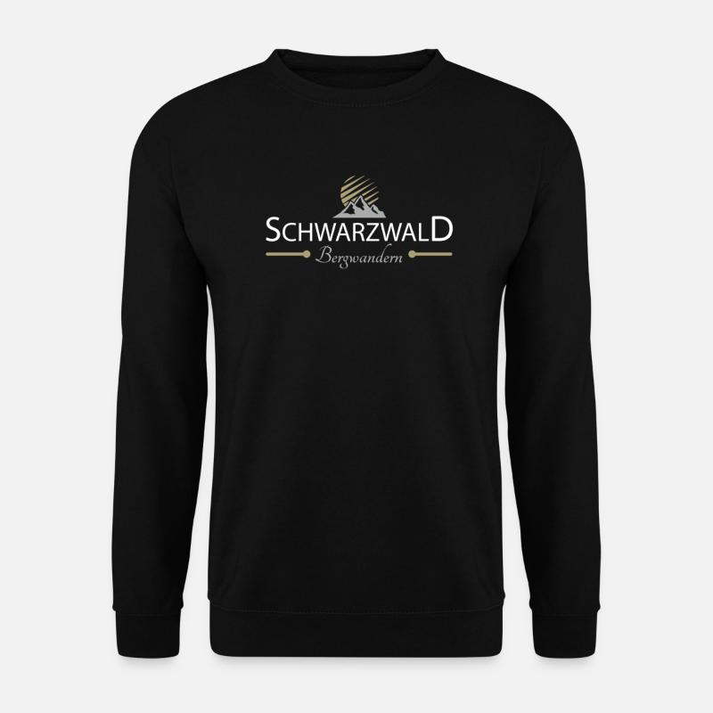 Schwarzwald Bergwandern - Unisex Pullover - Schwarz