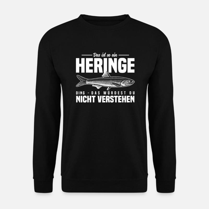 Heringe - Unisex Pullover - Schwarz